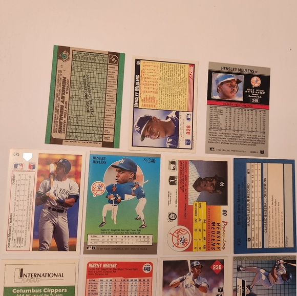 Hensley Meulens Lot of 15 Baseball Cards - Picture 6 of 6